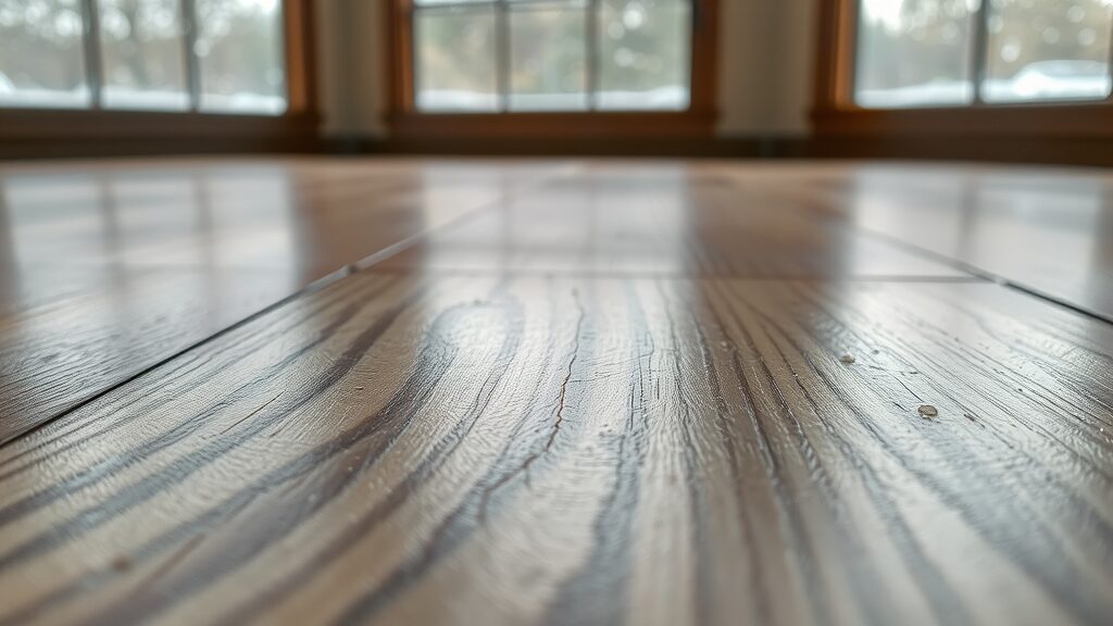 Close-up of weathered LVP plank for Missouri's climate - lvp flooring installation missouri